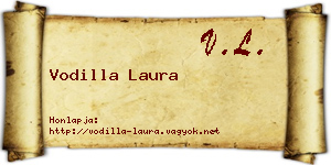 Vodilla Laura névjegykártya